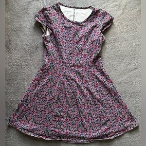 Juniors Short Floral Dress